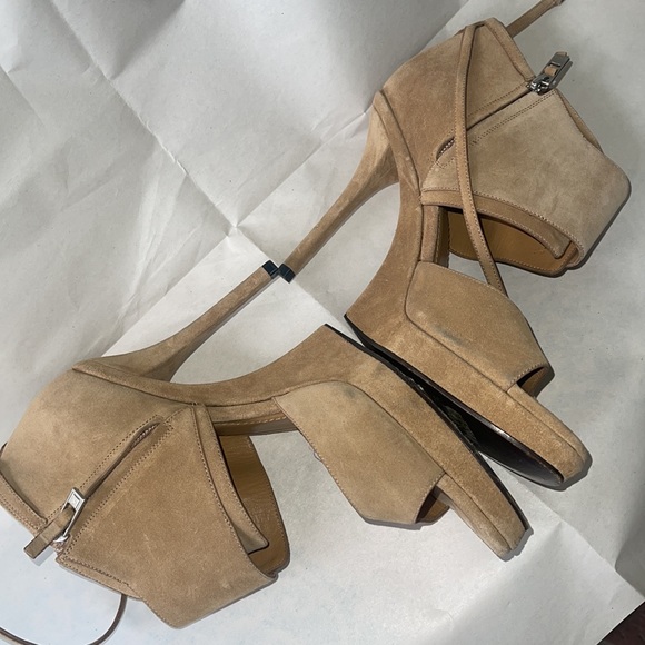 COPY - YSL Suede High Heel Platform - Picture 5 of 11